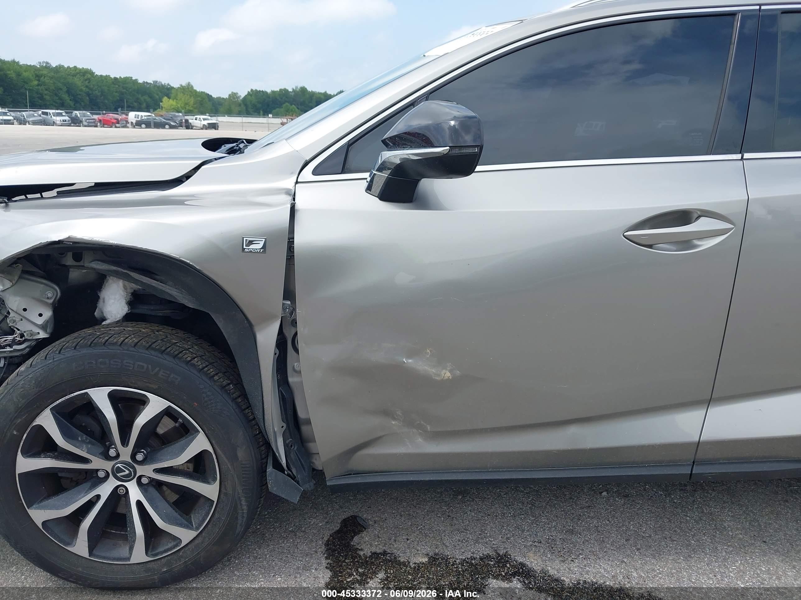 2015 Lexus Nx 200t F Sport Silver vin: JTJBARBZ5F2022625