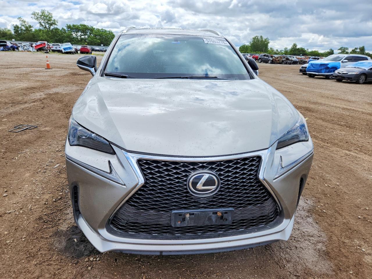 2015 Lexus Nx 200t Gray vin: JTJBARBZ5F2026531
