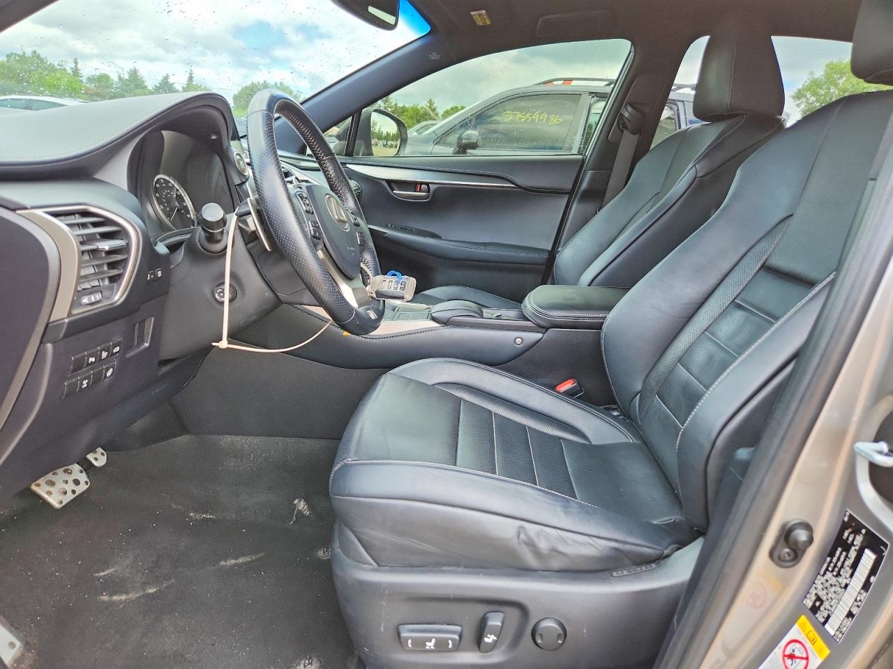 2015 Lexus Nx 200t Gray vin: JTJBARBZ5F2026531