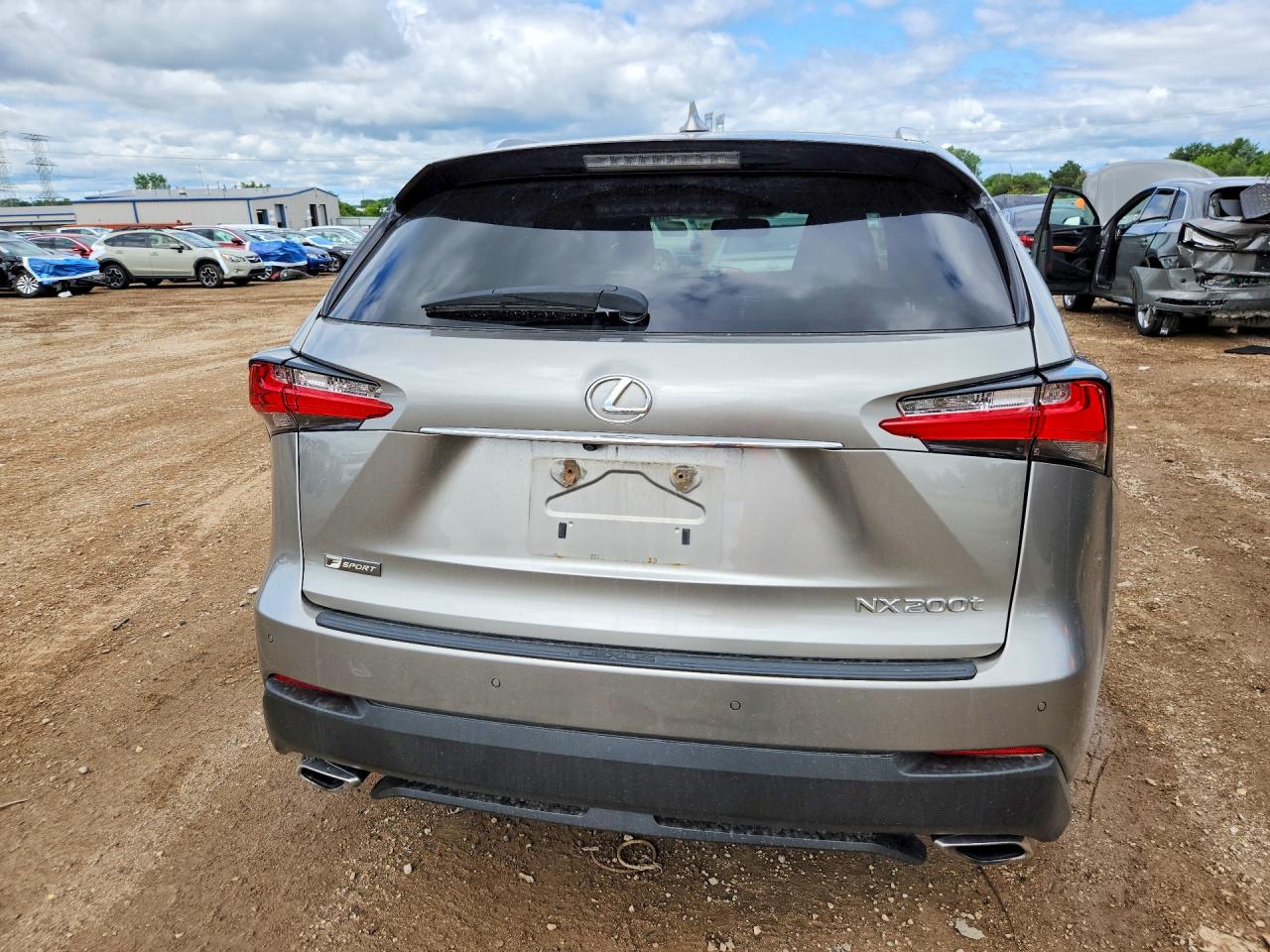 2015 Lexus Nx 200t Gray vin: JTJBARBZ5F2026531
