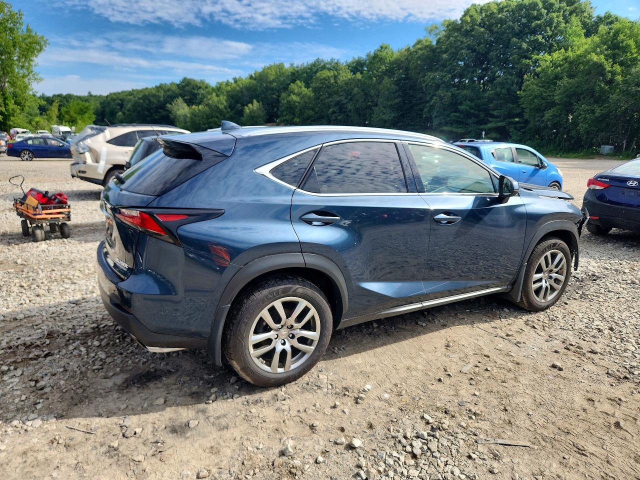 2015 Lexus Nx 200t Teal vin: JTJBARBZ5F2029090