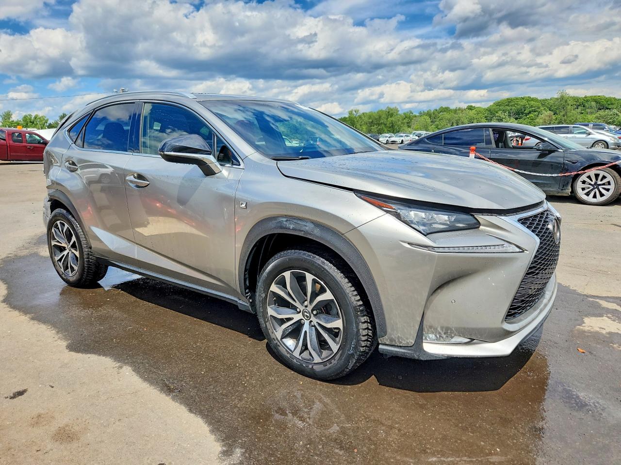 2015 Lexus Nx 200t Gray vin: JTJBARBZ5F2029817