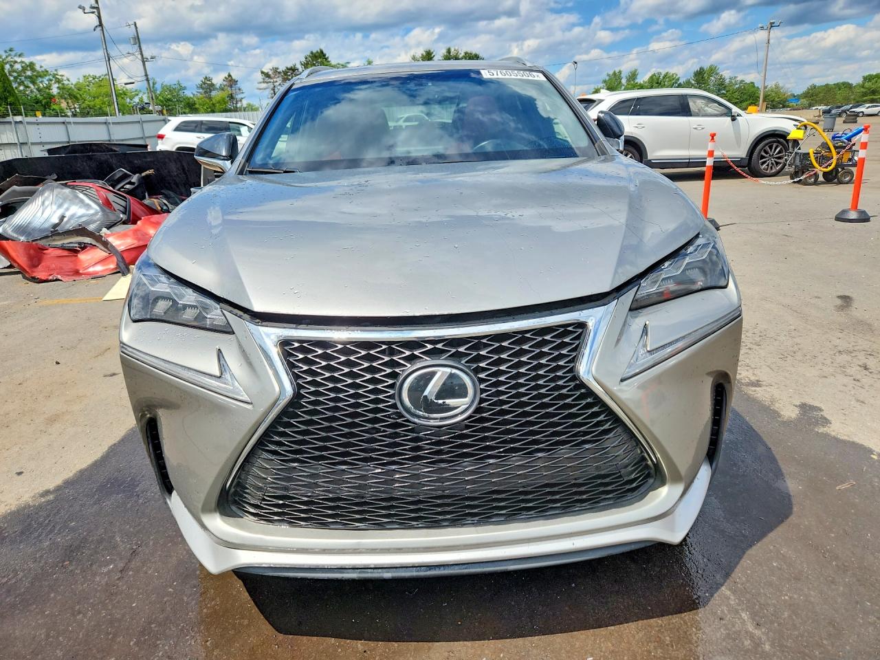 2015 Lexus Nx 200t Gray vin: JTJBARBZ5F2029817