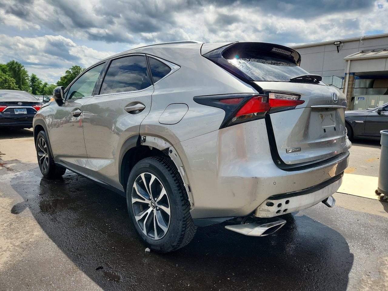 2015 Lexus Nx 200t Gray vin: JTJBARBZ5F2029817