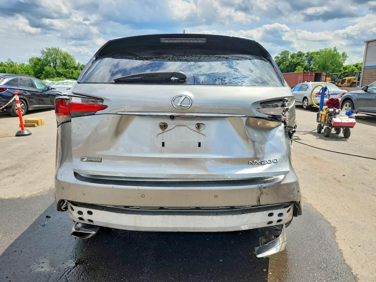 2015 Lexus Nx 200t Gray vin: JTJBARBZ5F2029817