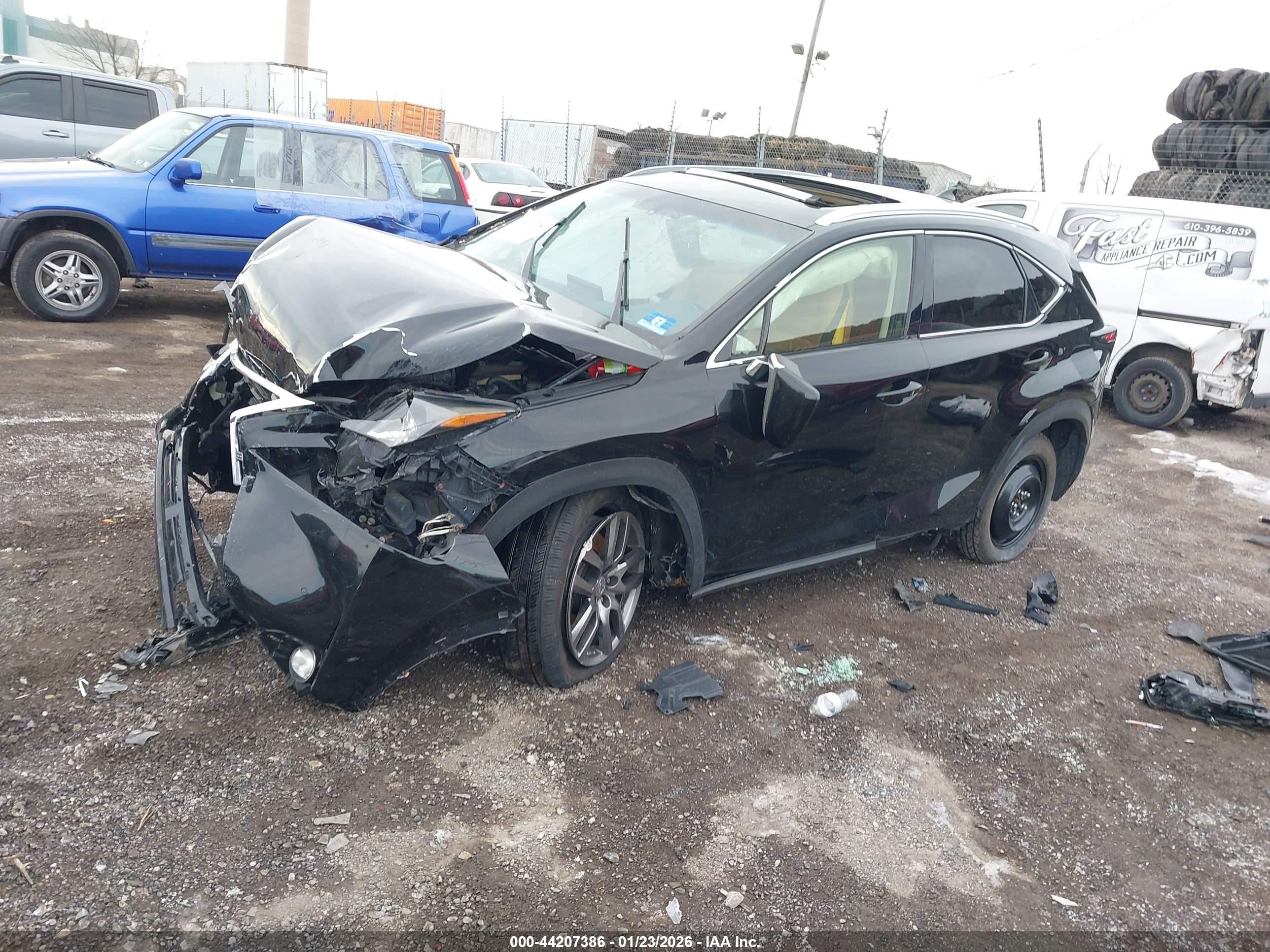 2015 Lexus Nx 200t   Black vin: JTJBARBZ5F2032250