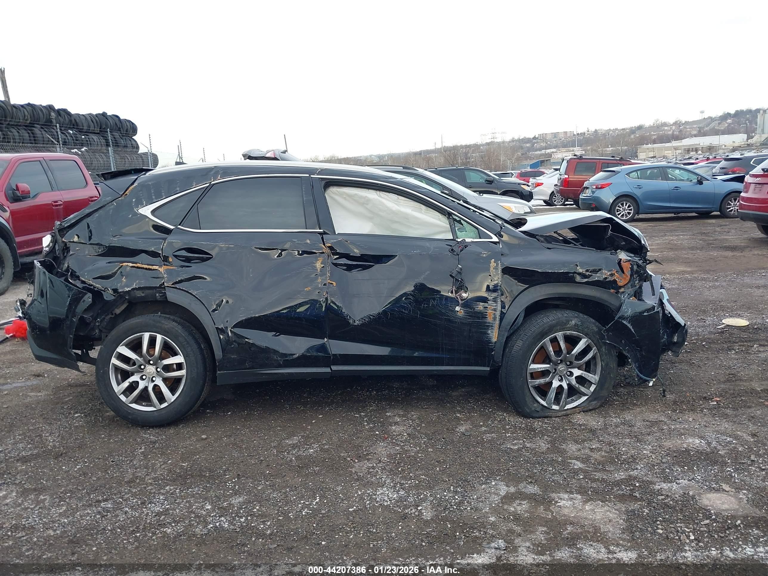 2015 Lexus Nx 200t   Black vin: JTJBARBZ5F2032250