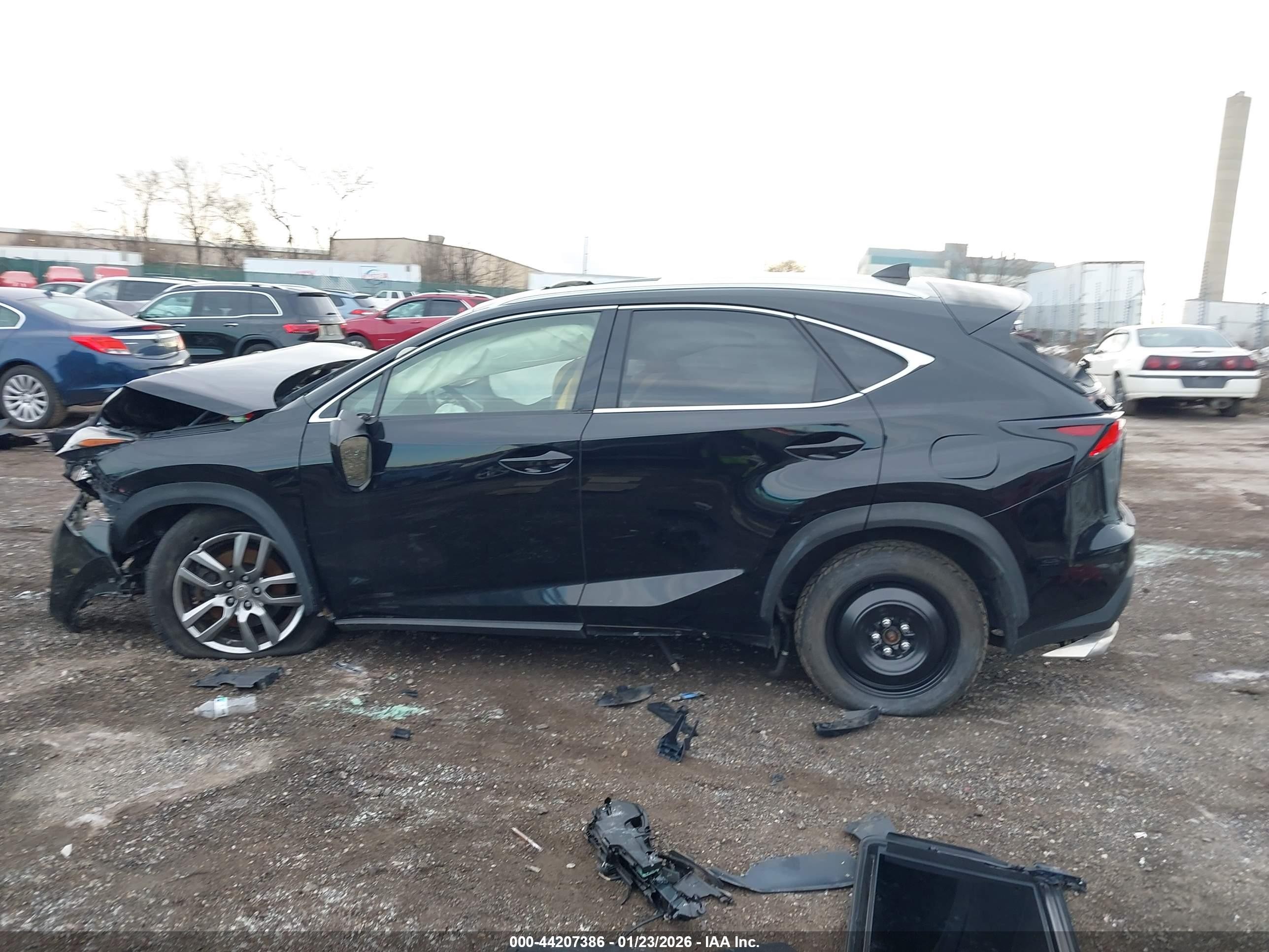 2015 Lexus Nx 200t   Black vin: JTJBARBZ5F2032250