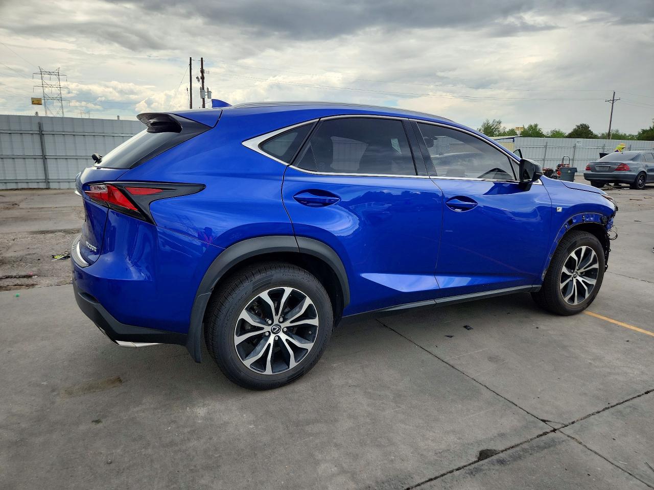 2015 Lexus Nx 200t Blue vin: JTJBARBZ5F2038789