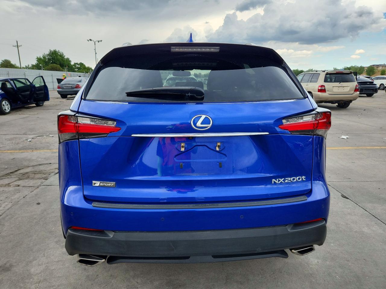 2015 Lexus Nx 200t Blue vin: JTJBARBZ5F2038789