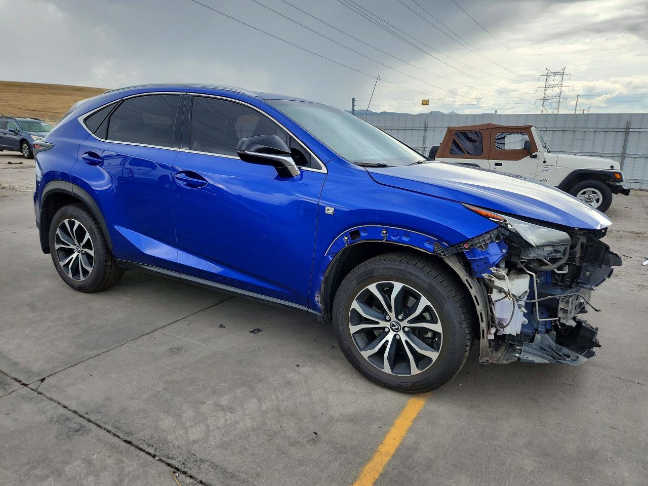 2015 Lexus Nx 200t Blue vin: JTJBARBZ5F2038789