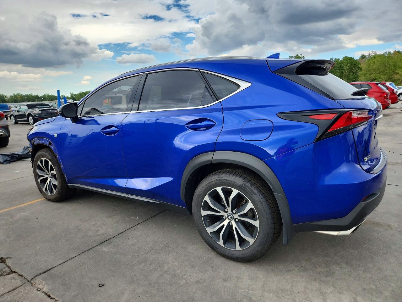 2015 Lexus Nx 200t Blue vin: JTJBARBZ5F2038789