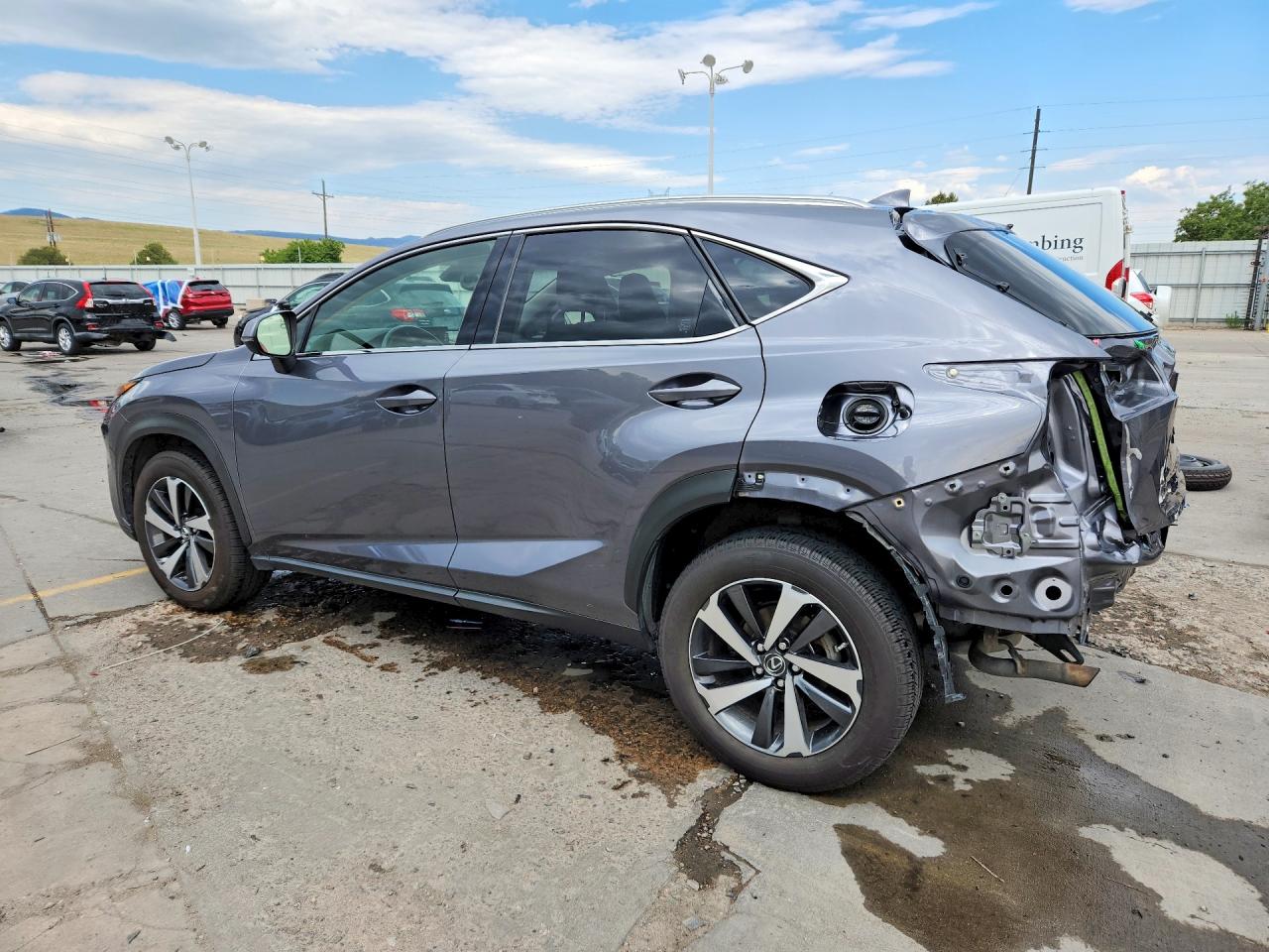 2018 Lexus Nx 300 Base Серый vin: JTJBARBZ5J2163946