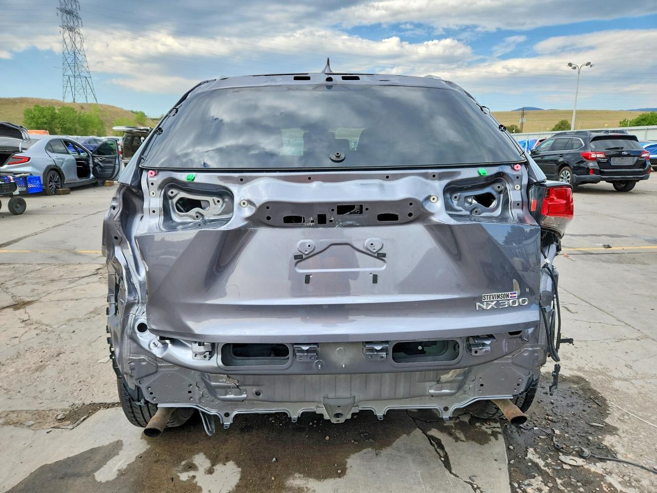 2018 Lexus Nx 300 Base Серый vin: JTJBARBZ5J2163946