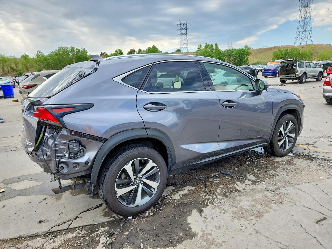 2018 Lexus Nx 300 Base Серый vin: JTJBARBZ5J2163946