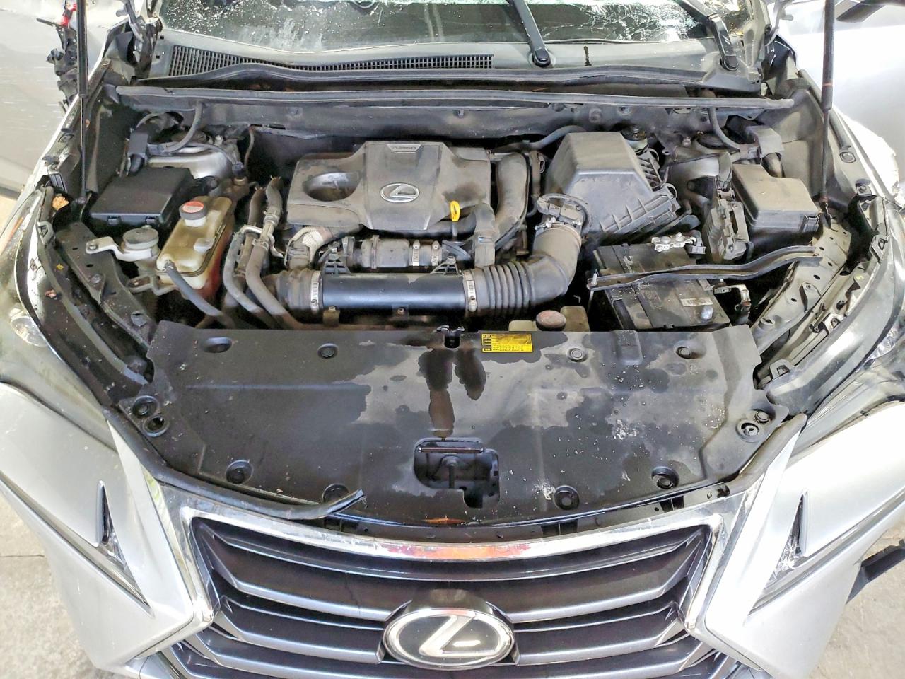 2015 Lexus Nx 200t Silver vin: JTJBARBZ6F2001914