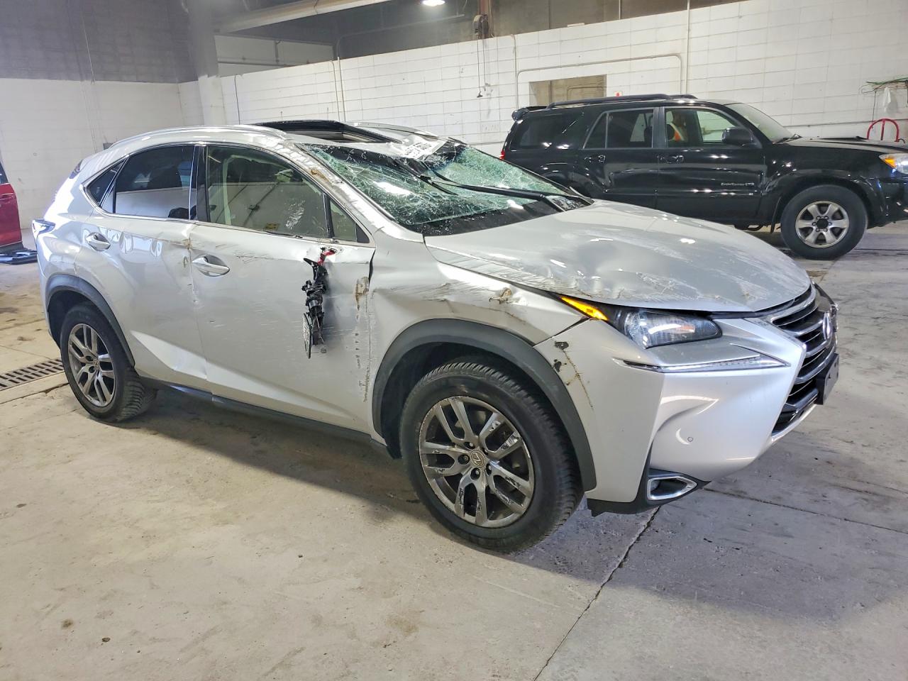 2015 Lexus Nx 200t Silver vin: JTJBARBZ6F2001914