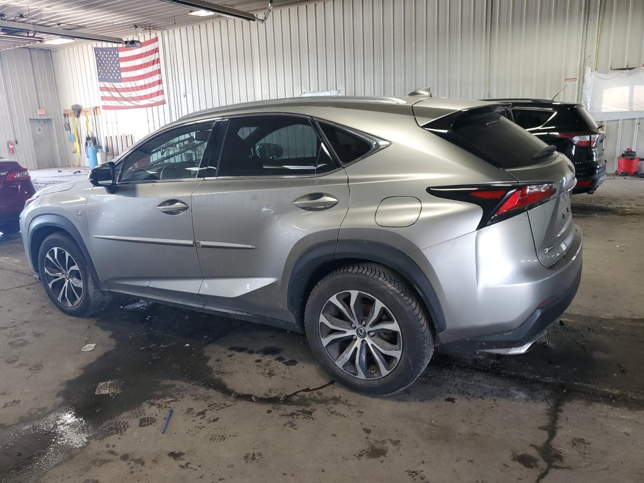 2015 Lexus Nx 200t Gray vin: JTJBARBZ6F2013822
