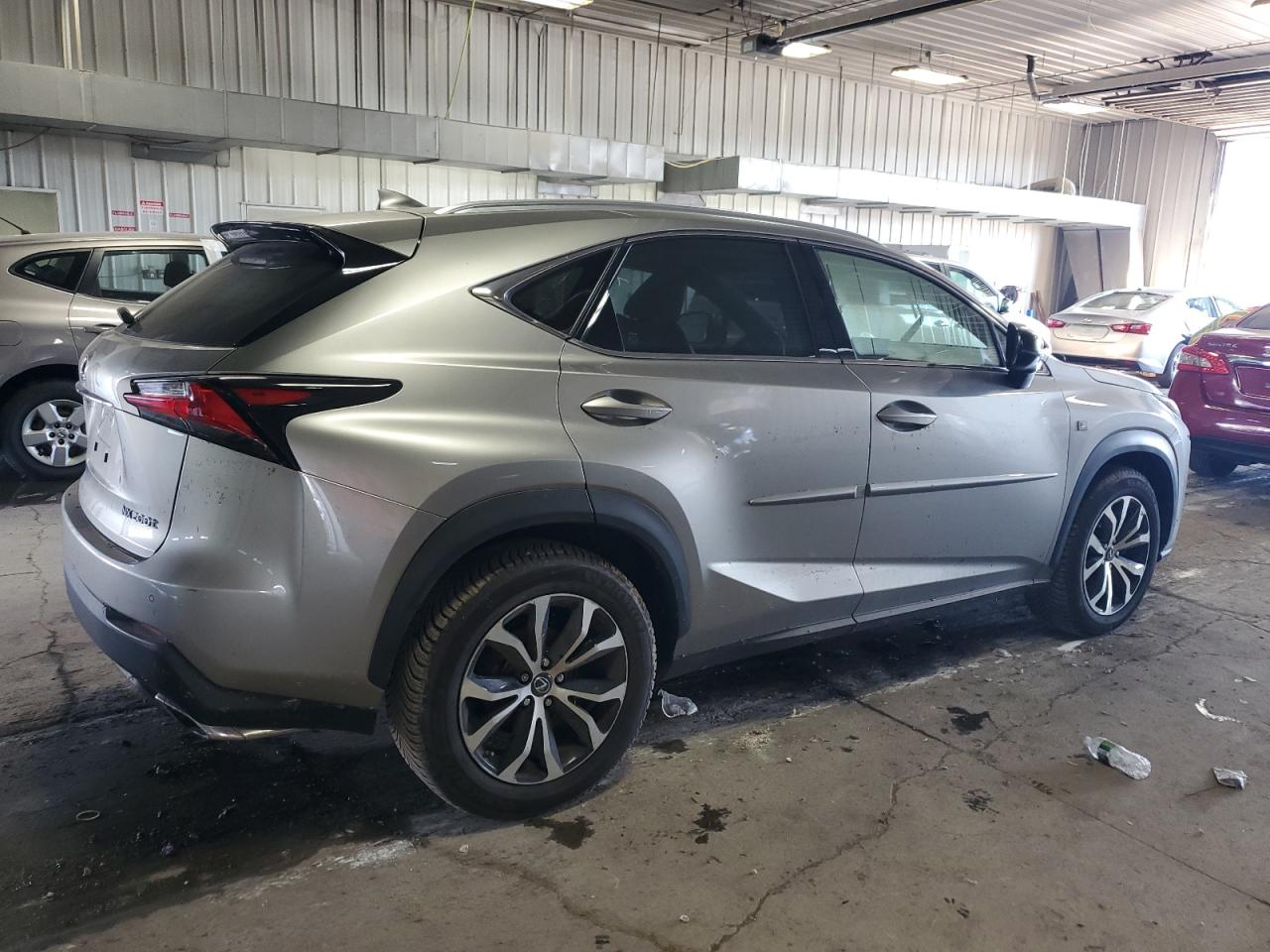 2015 Lexus Nx 200t Gray vin: JTJBARBZ6F2013822