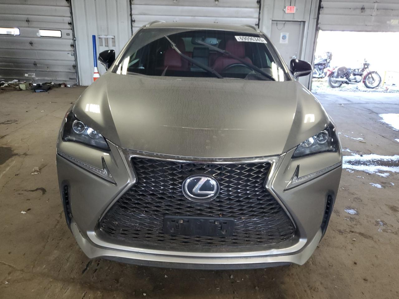 2015 Lexus Nx 200t Gray vin: JTJBARBZ6F2013822