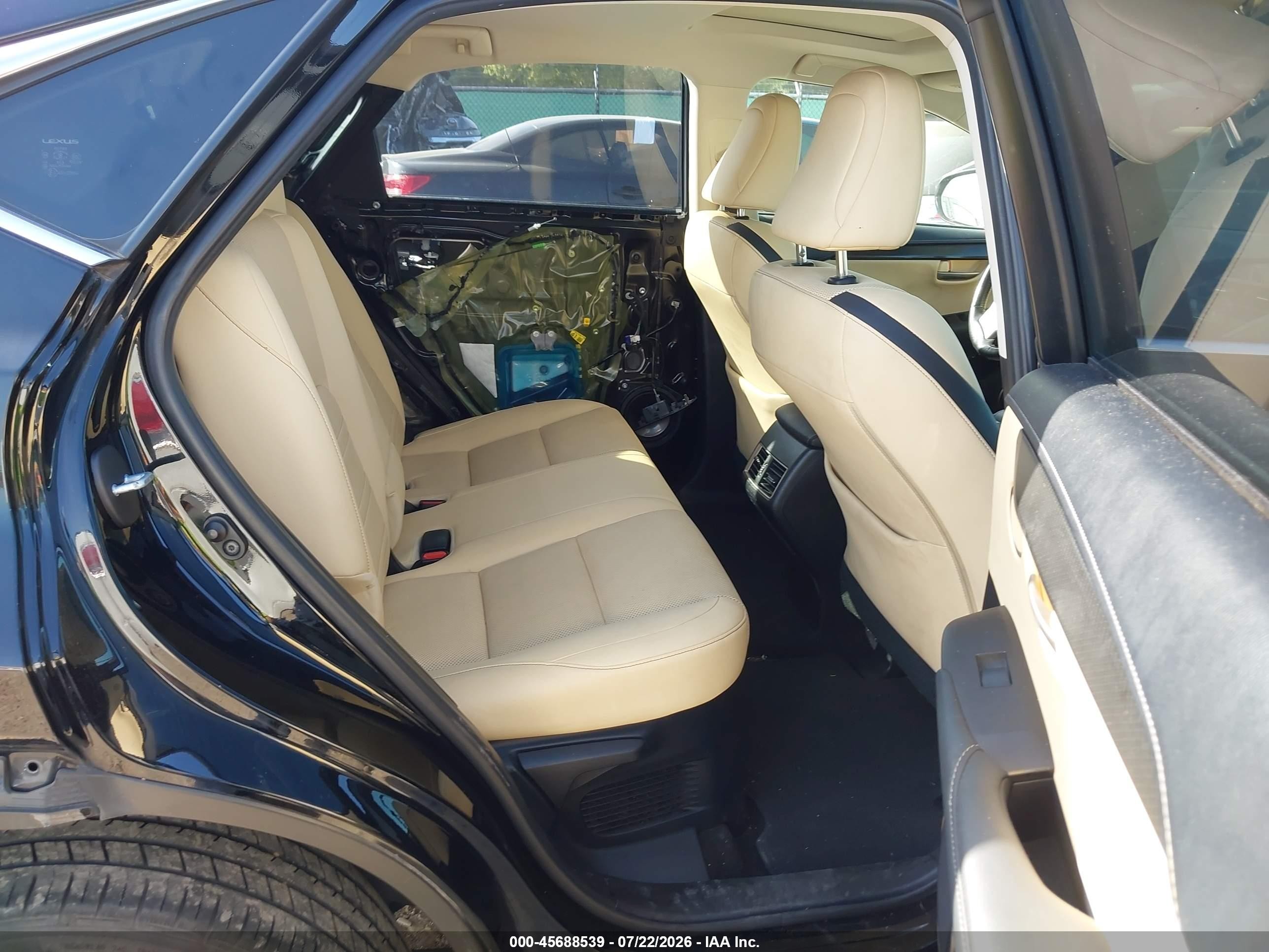 2015 Lexus Nx 200t   Black vin: JTJBARBZ6F2023959