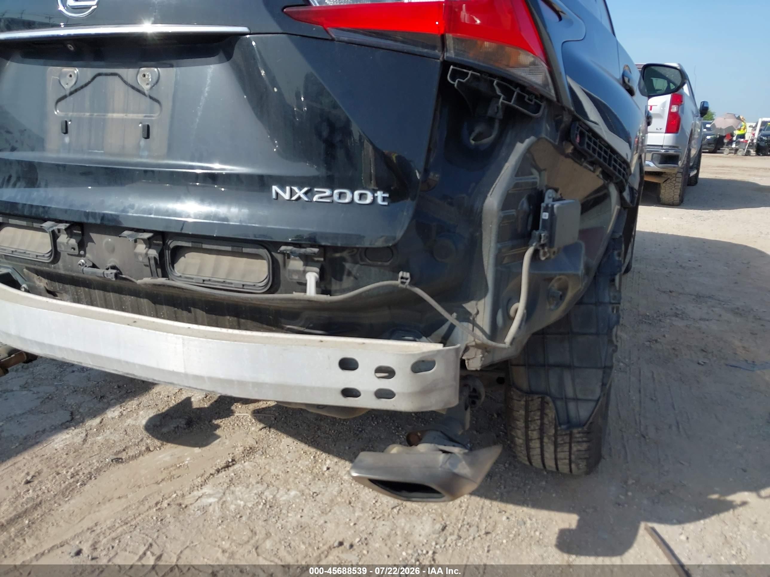 2015 Lexus Nx 200t   Black vin: JTJBARBZ6F2023959