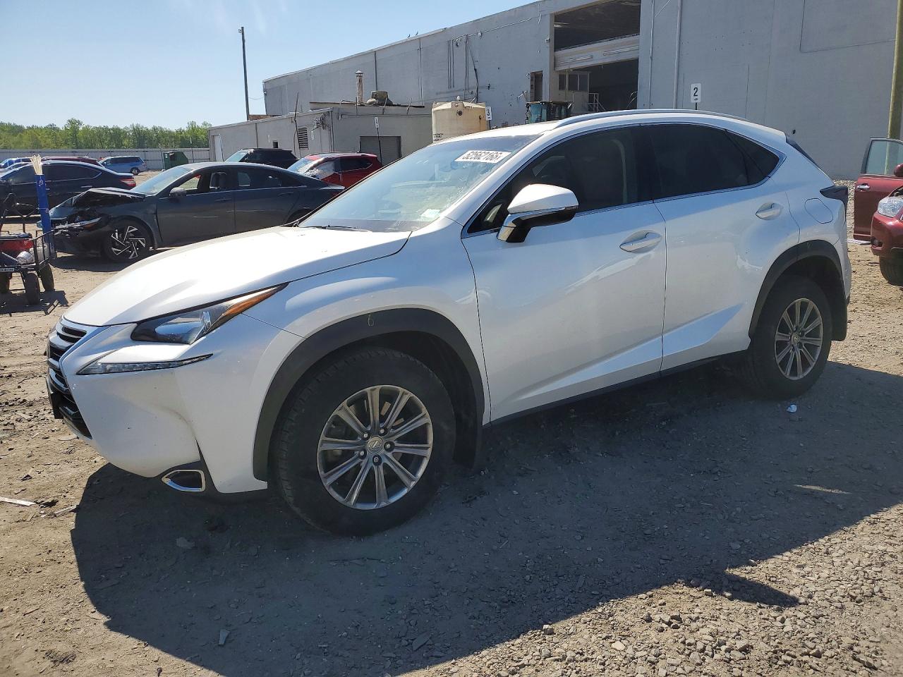 2015 Lexus Nx 200t White vin: JTJBARBZ6F2024920