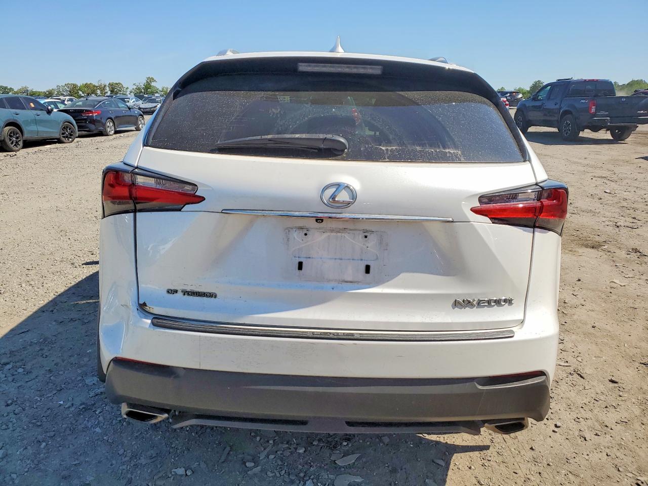 2015 Lexus Nx 200t White vin: JTJBARBZ6F2024920