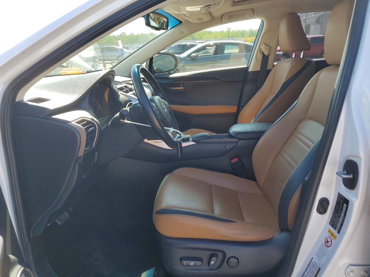 2015 Lexus Nx 200t White vin: JTJBARBZ6F2024920