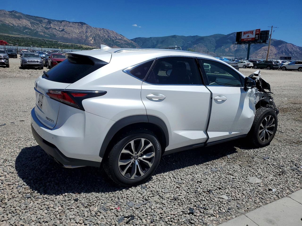 2015 Lexus Nx 200t White vin: JTJBARBZ6F2036212