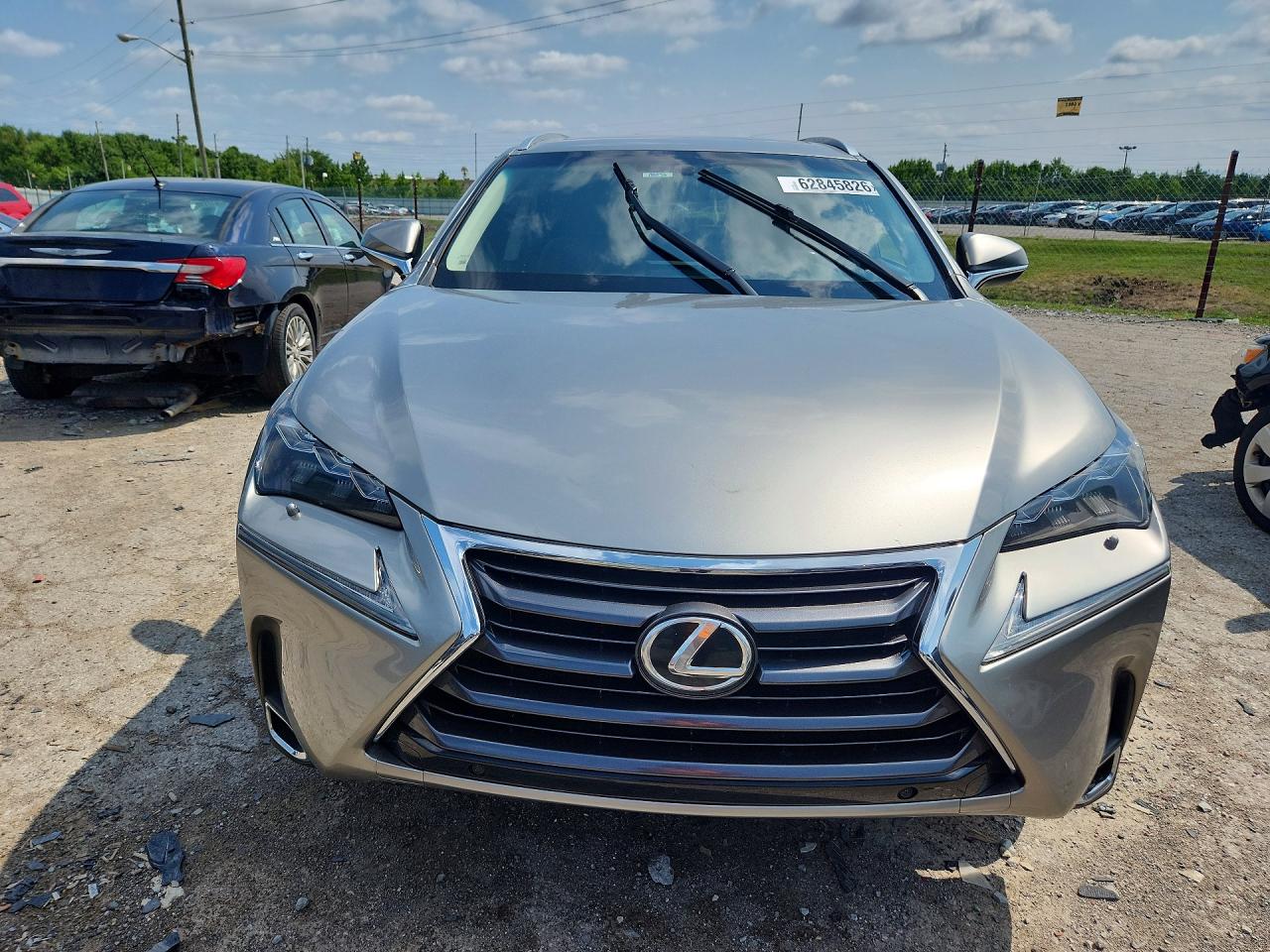 2015 Lexus Nx 200t Silver vin: JTJBARBZ6F2042821