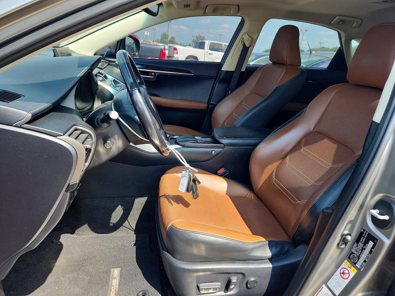 2015 Lexus Nx 200t Silver vin: JTJBARBZ6F2042821