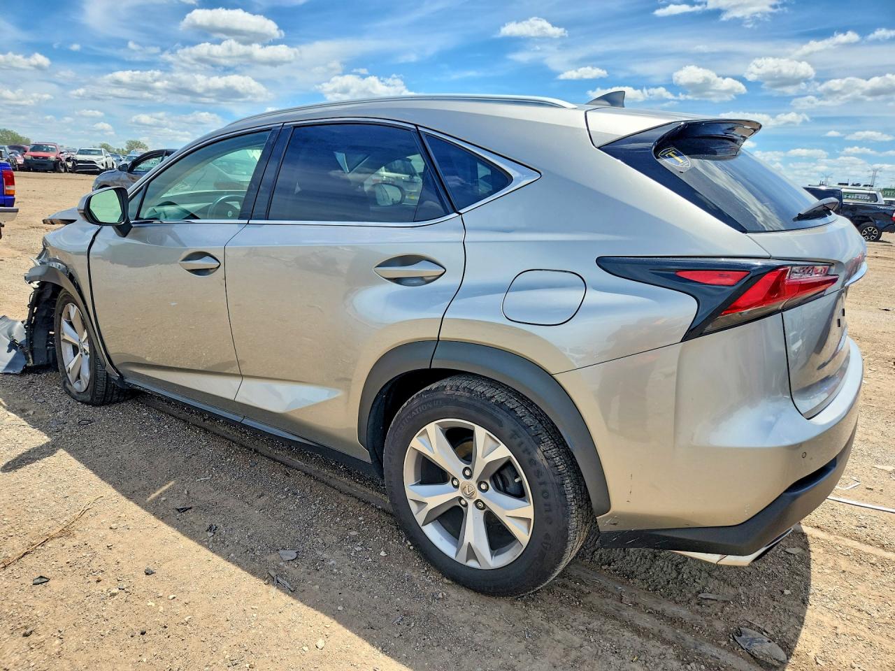2017 Lexus Nx 200t Base Gray vin: JTJBARBZ6H2108254