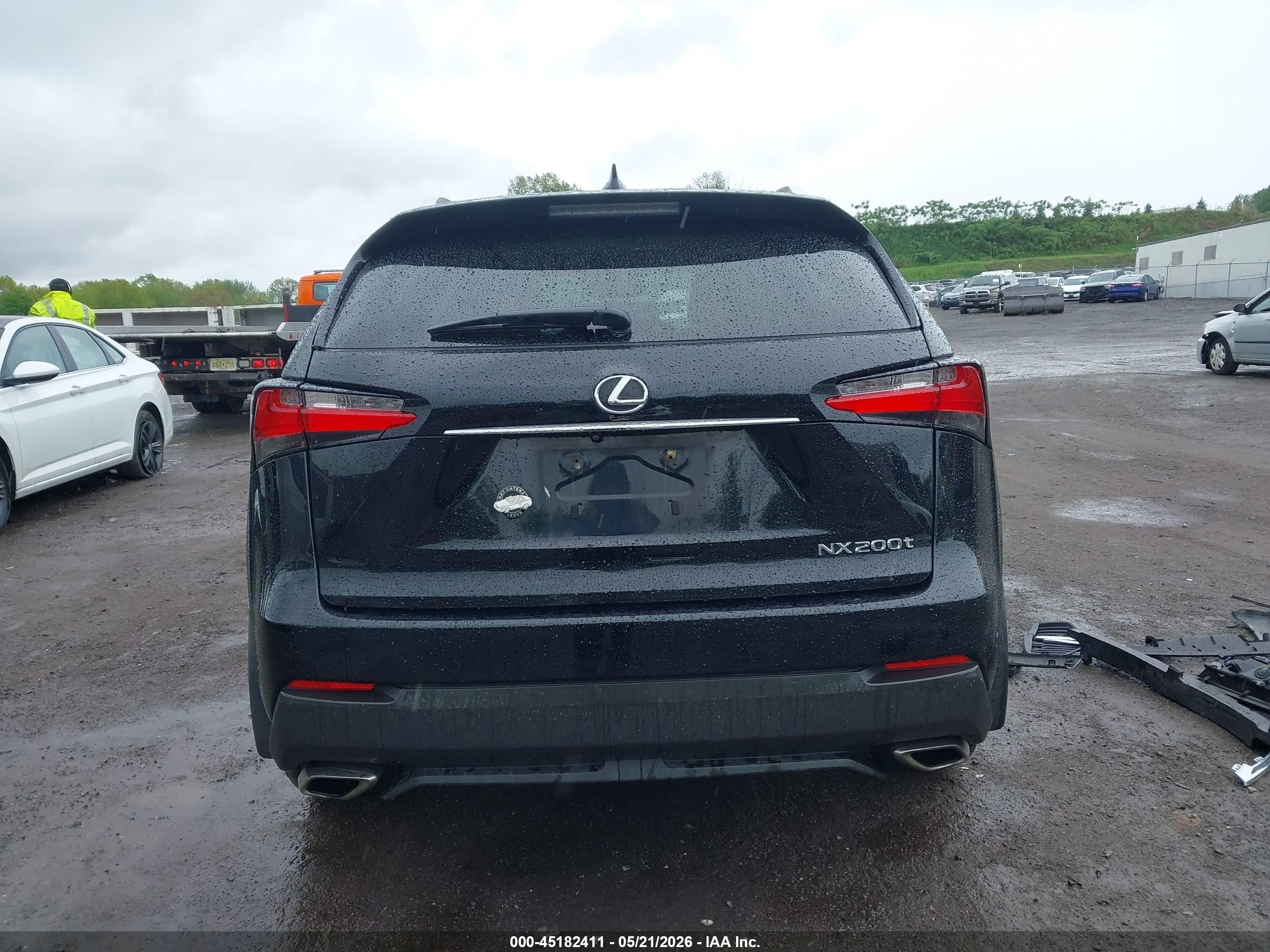 2015 Lexus Nx 200t   Black vin: JTJBARBZ7F2003333