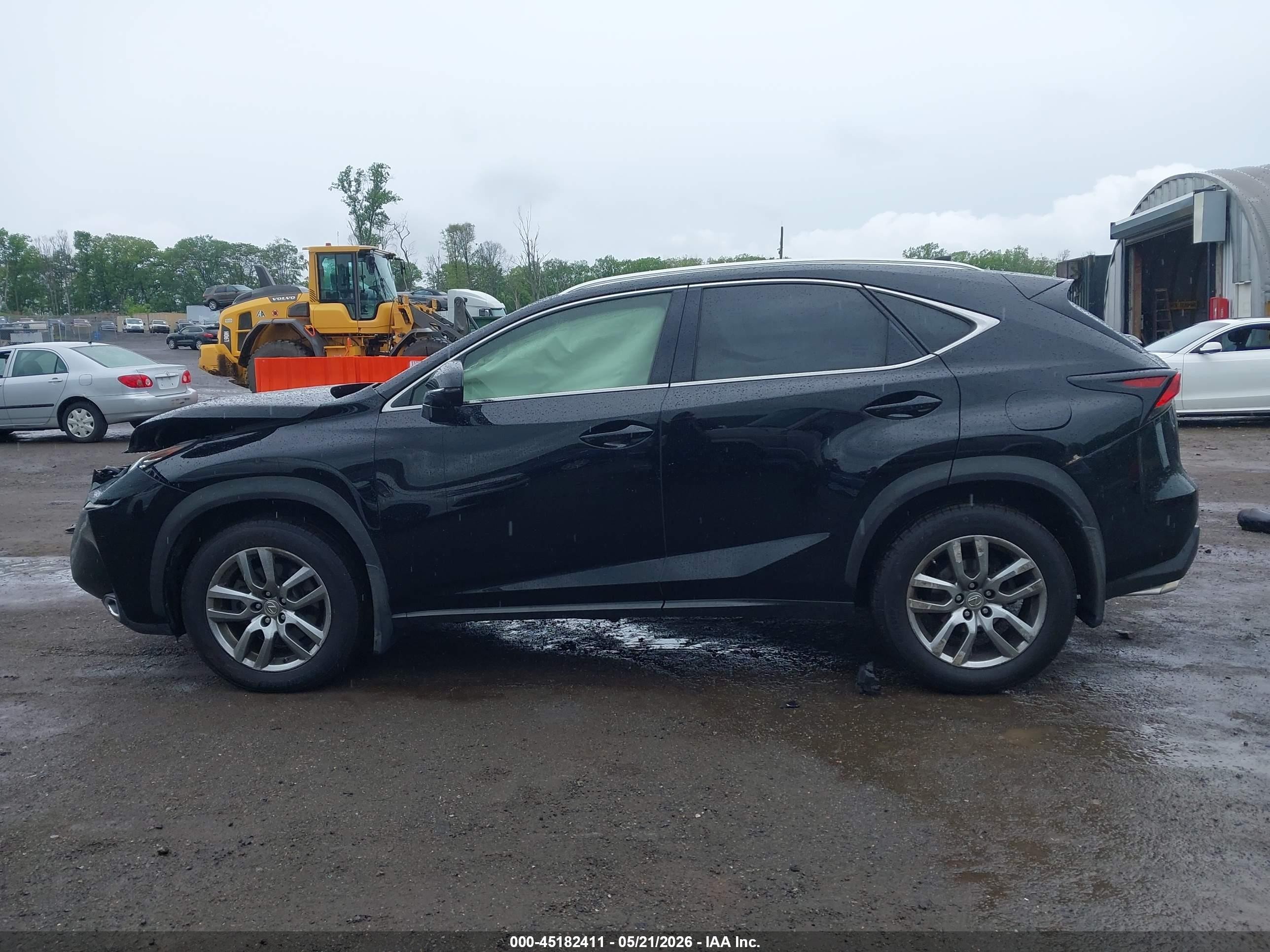 2015 Lexus Nx 200t   Black vin: JTJBARBZ7F2003333