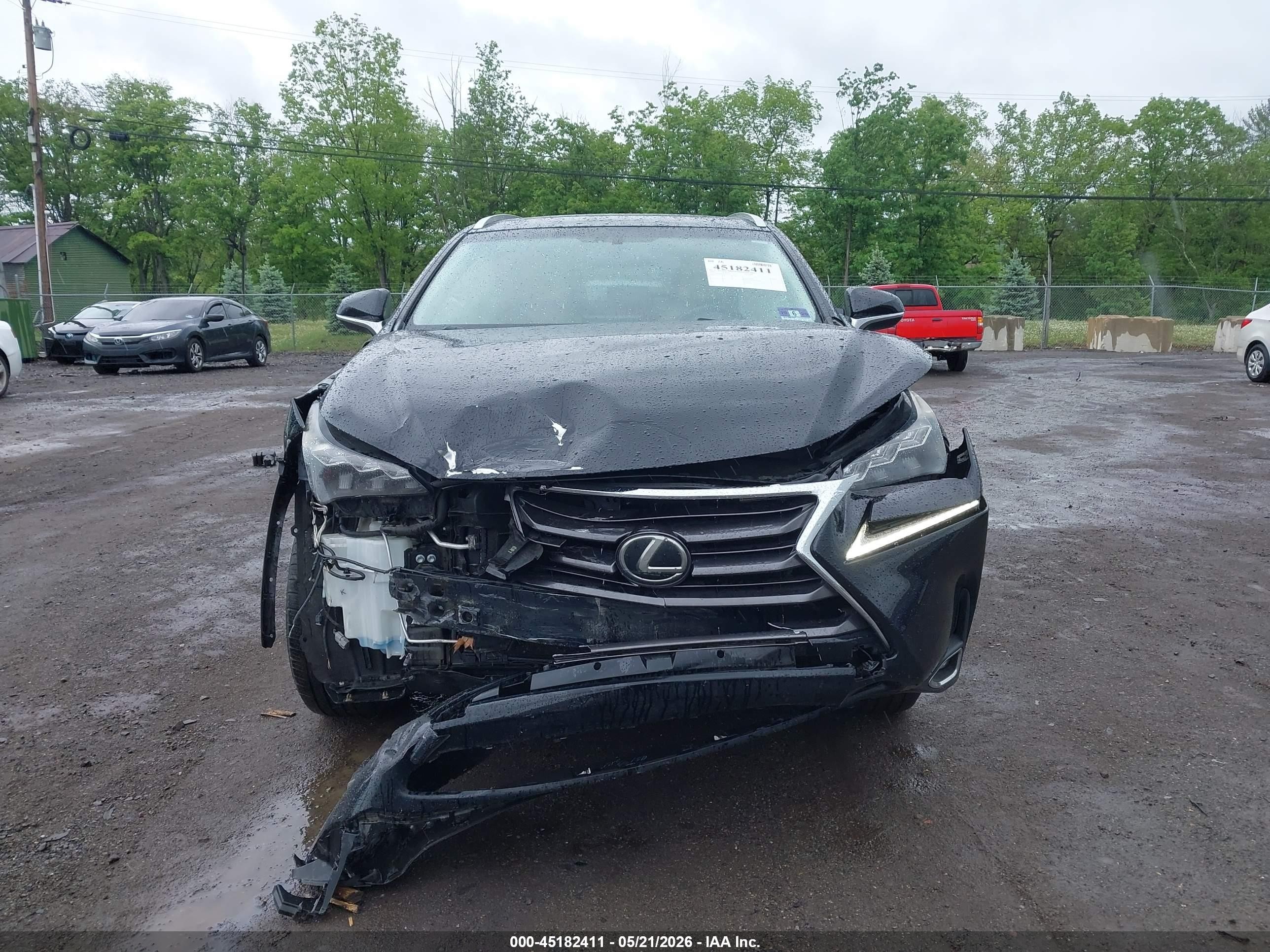 2015 Lexus Nx 200t   Black vin: JTJBARBZ7F2003333