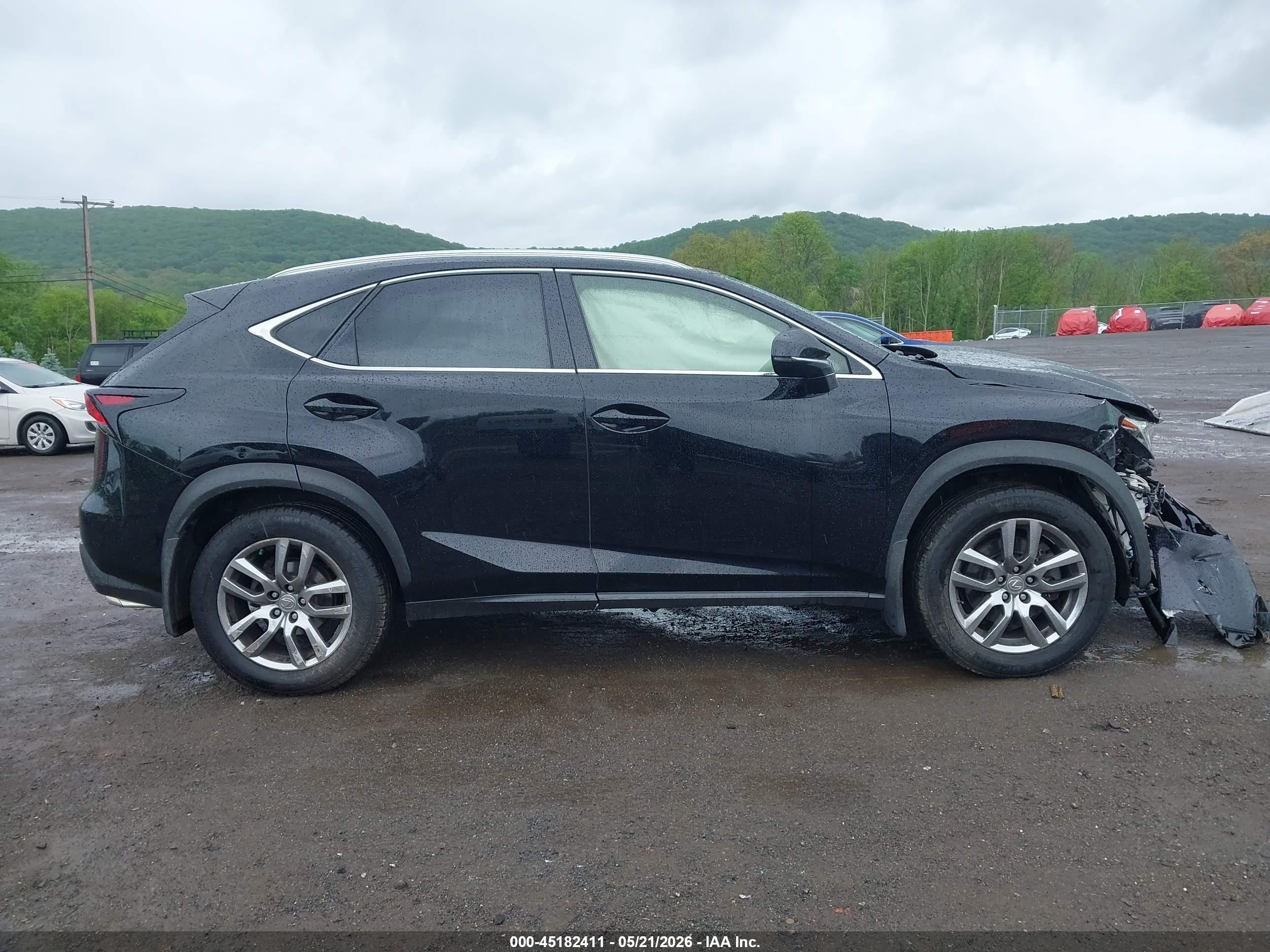 2015 Lexus Nx 200t   Black vin: JTJBARBZ7F2003333