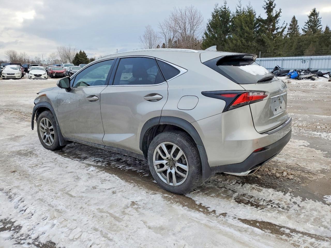 2015 Lexus Nx 200t Gray vin: JTJBARBZ7F2007298