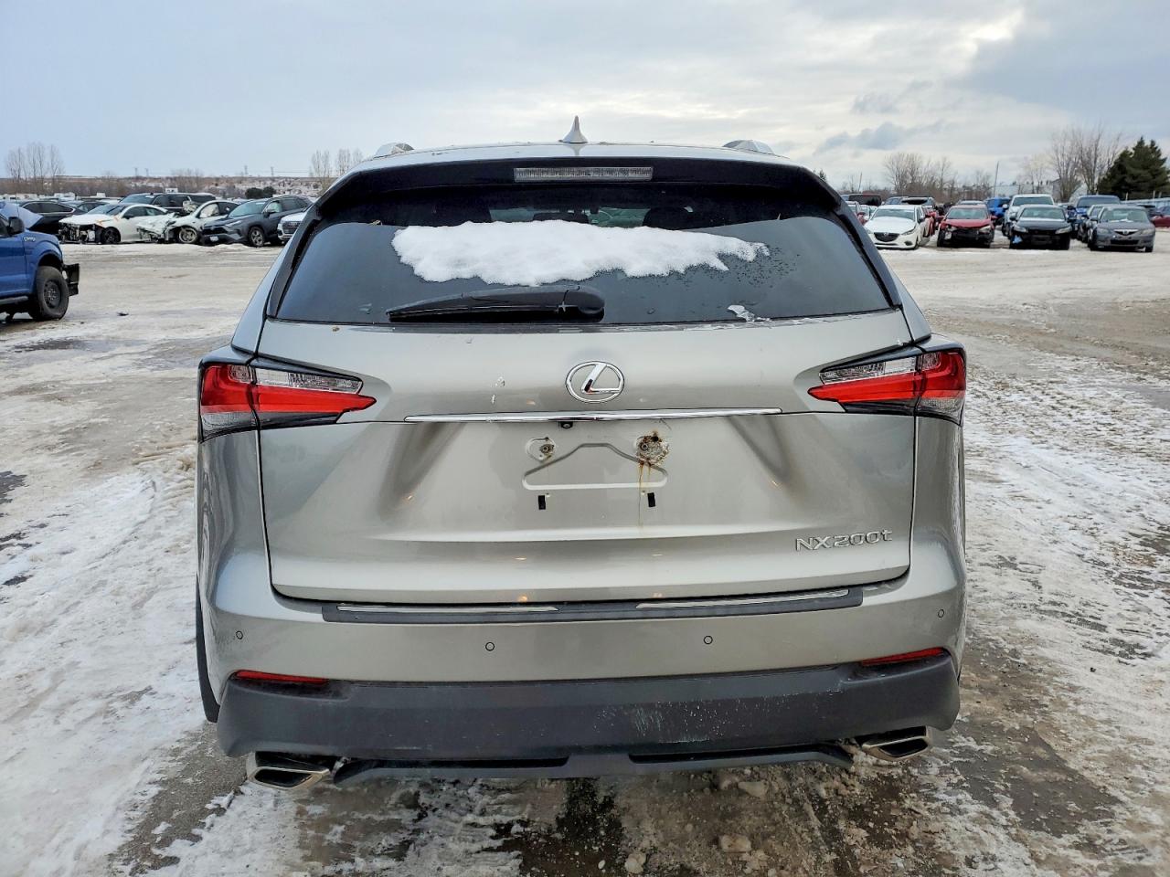 2015 Lexus Nx 200t Gray vin: JTJBARBZ7F2007298