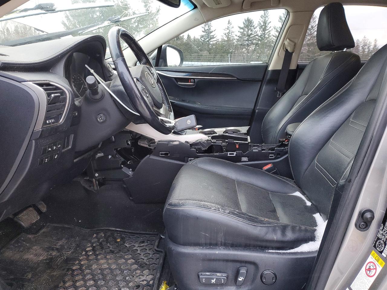 2015 Lexus Nx 200t Gray vin: JTJBARBZ7F2007298
