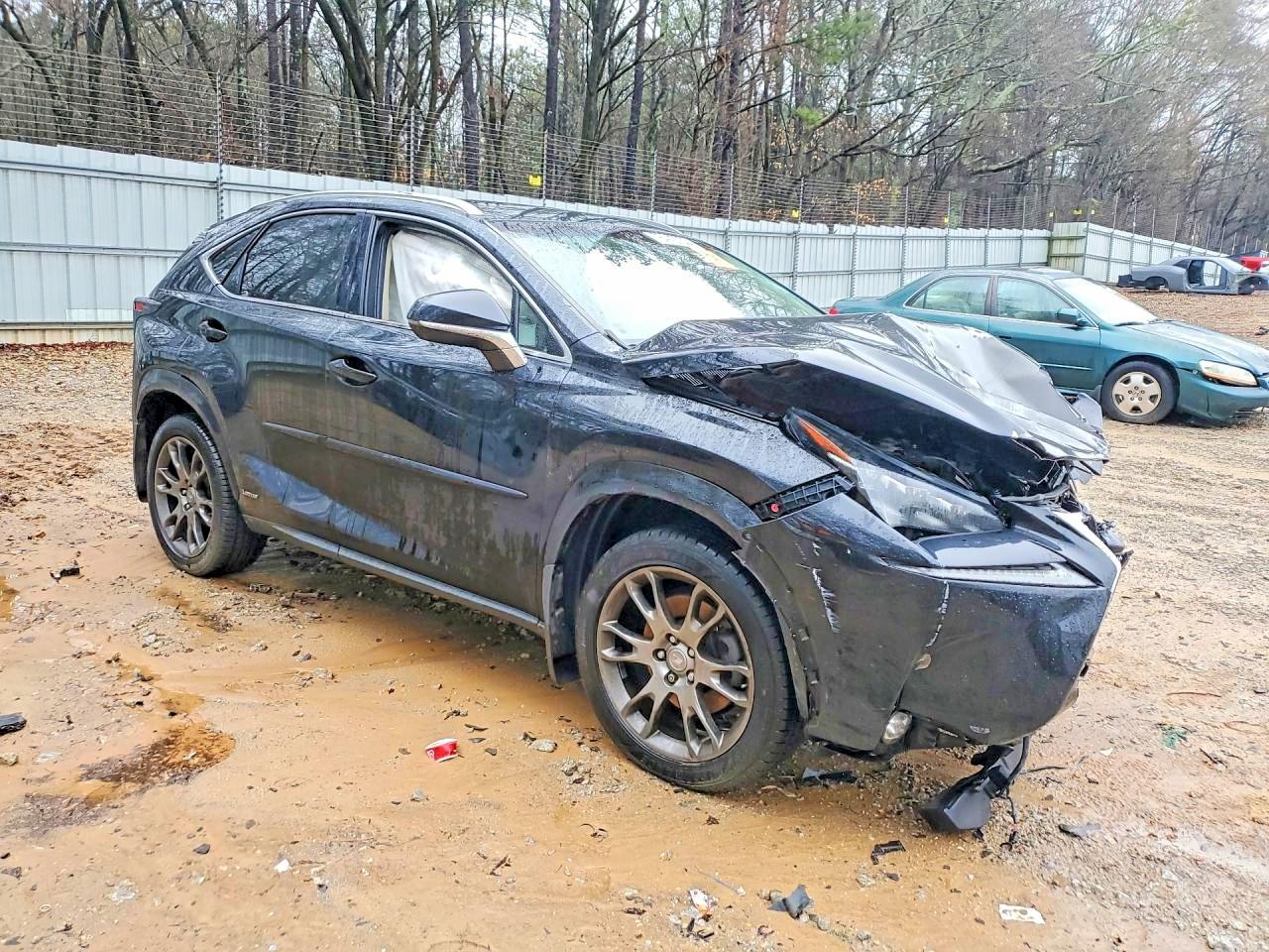 2015 Lexus Nx 200t Black vin: JTJBARBZ7F2028121