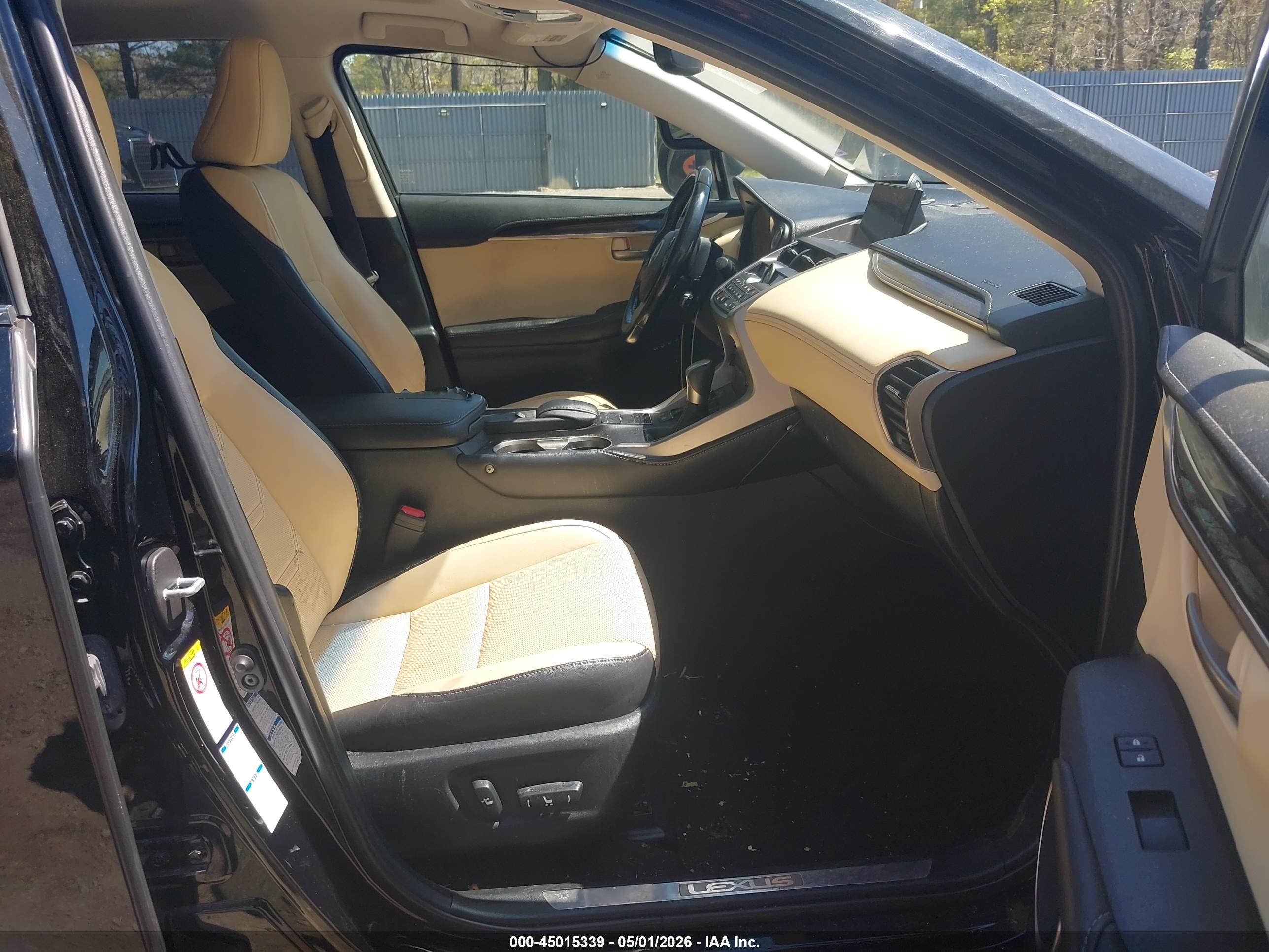 2015 Lexus Nx 200t Черный vin: JTJBARBZ7F2033643