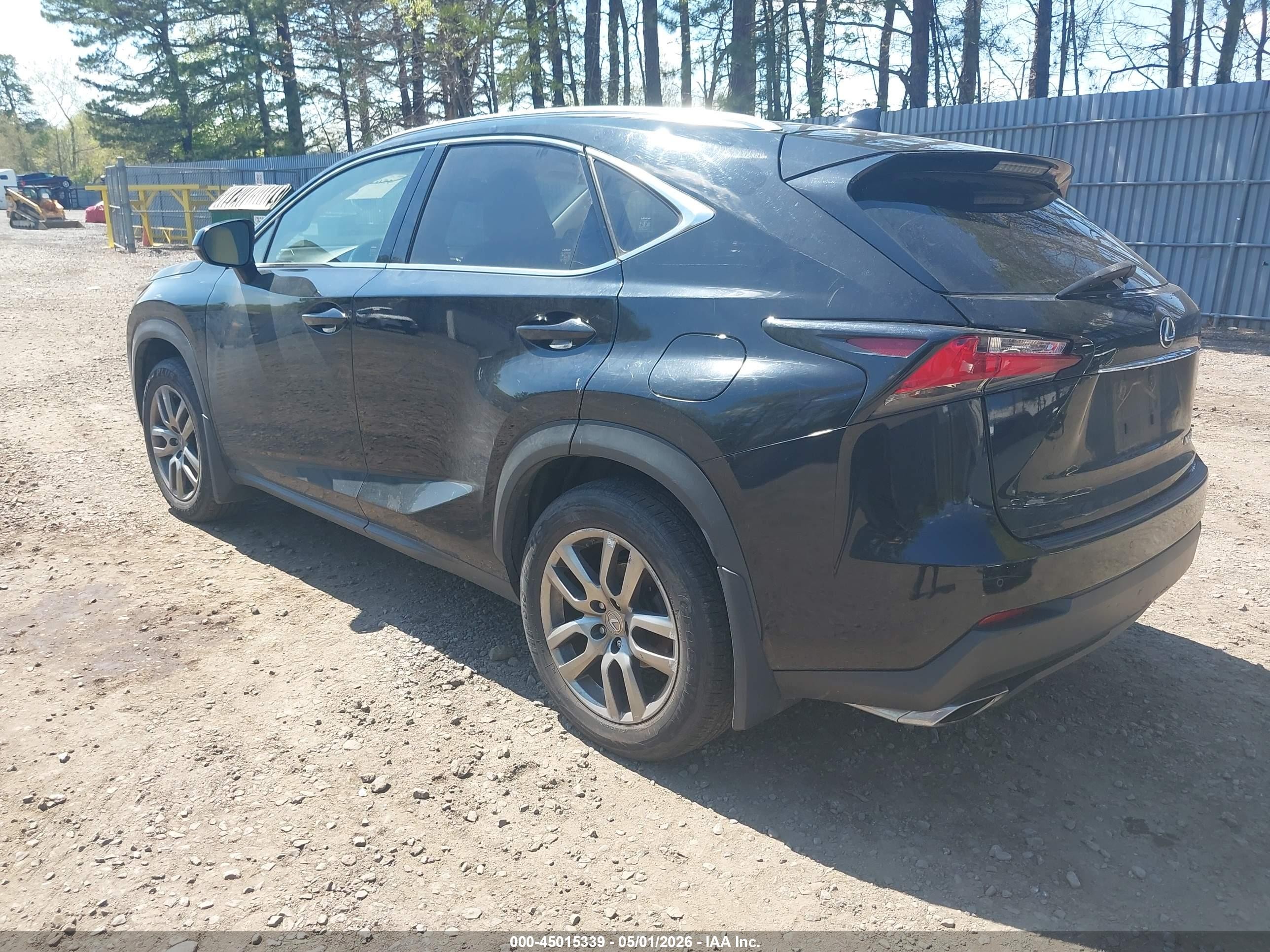 2015 Lexus Nx 200t Черный vin: JTJBARBZ7F2033643