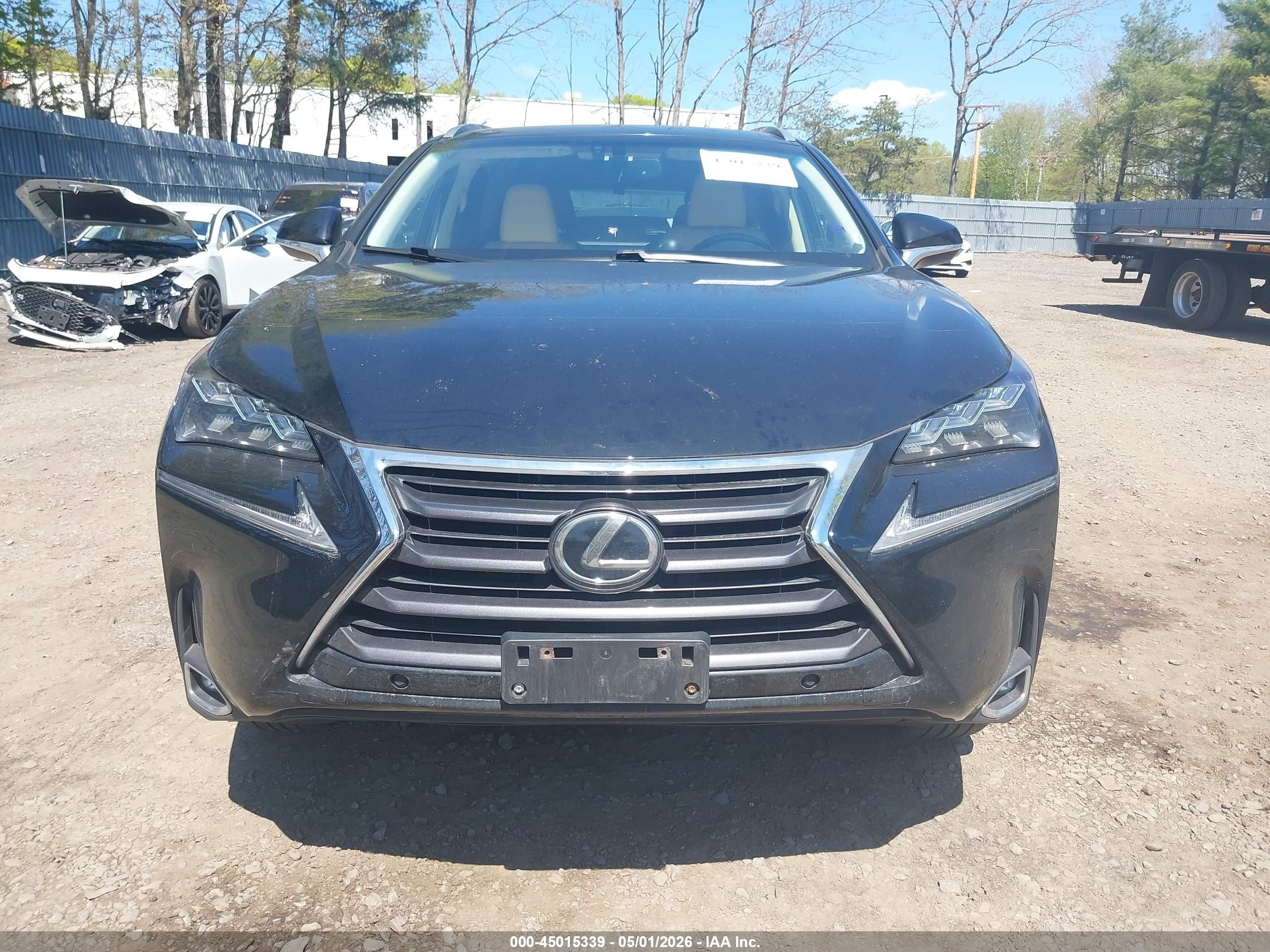 2015 Lexus Nx 200t Черный vin: JTJBARBZ7F2033643