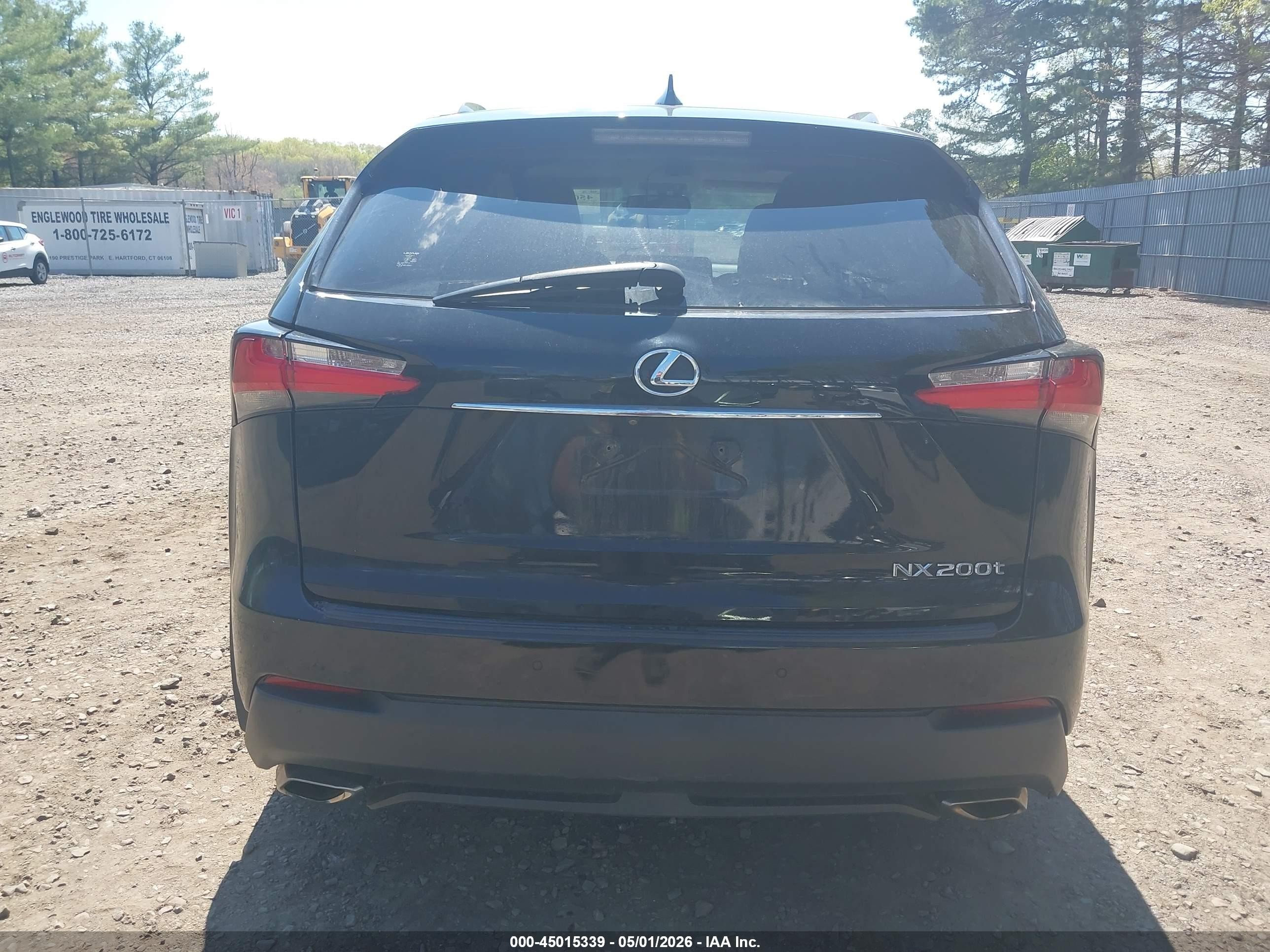 2015 Lexus Nx 200t Черный vin: JTJBARBZ7F2033643