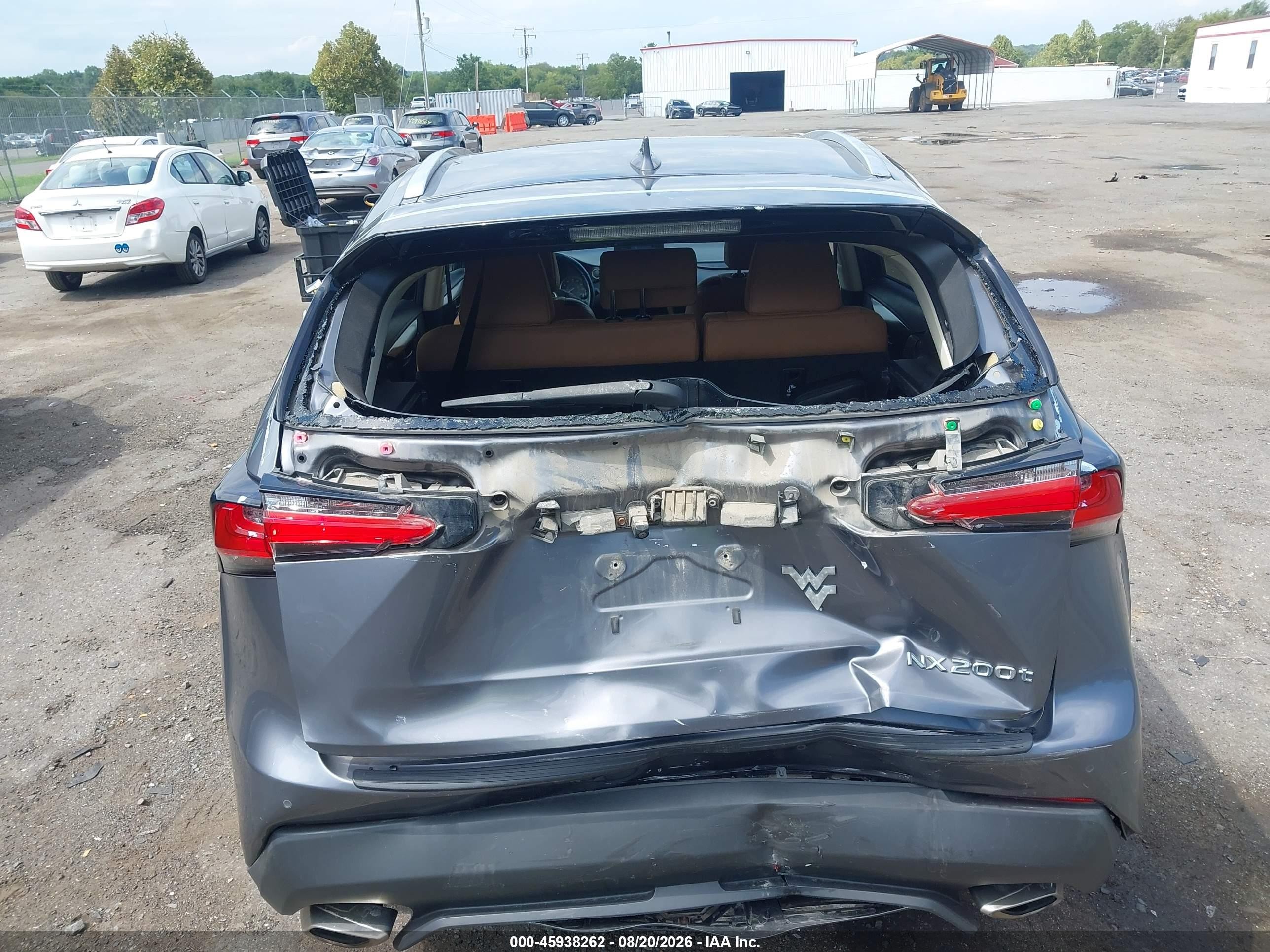 2015 Lexus Nx 200t Gray vin: JTJBARBZ7F2042164