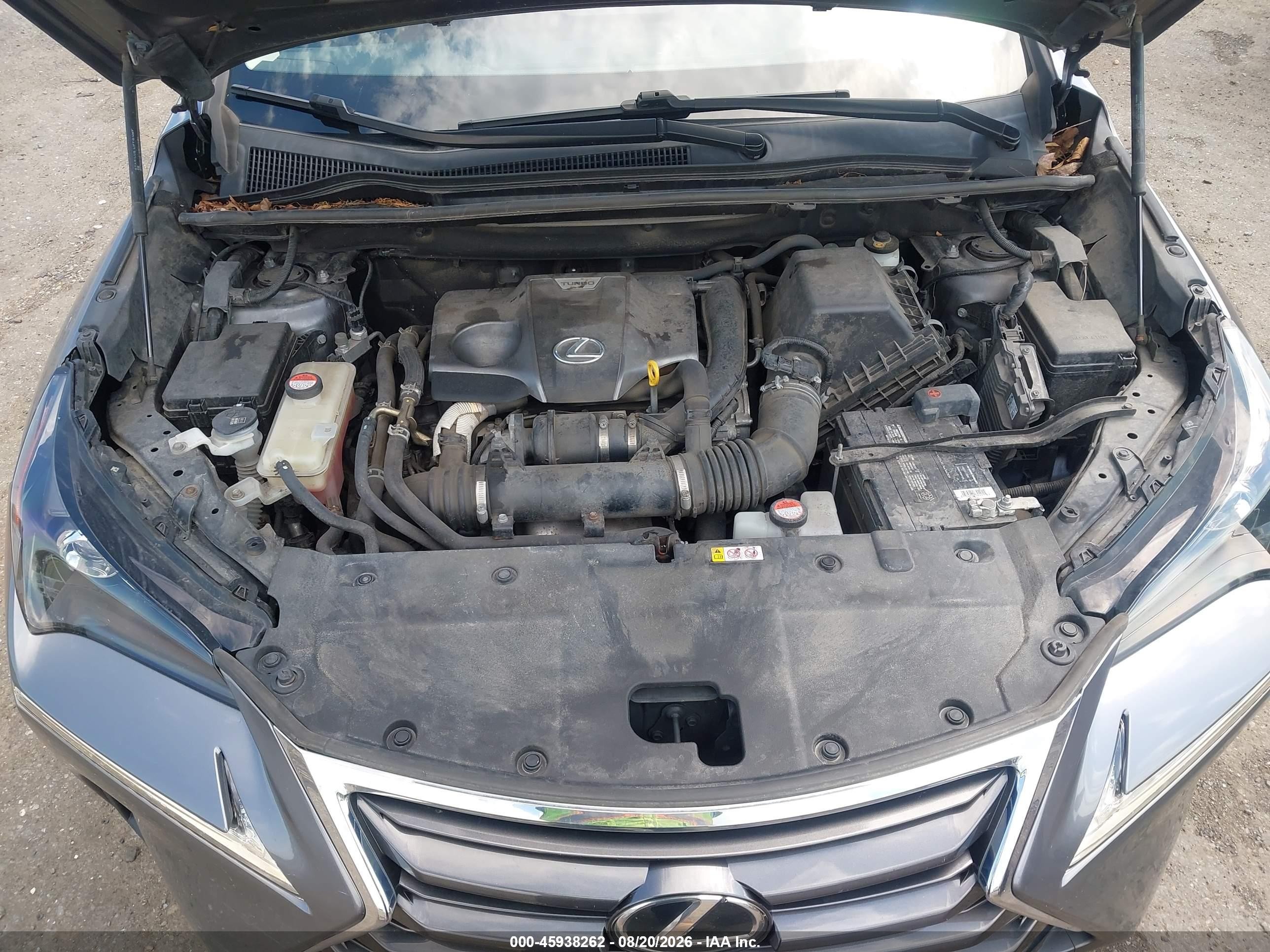 2015 Lexus Nx 200t Gray vin: JTJBARBZ7F2042164