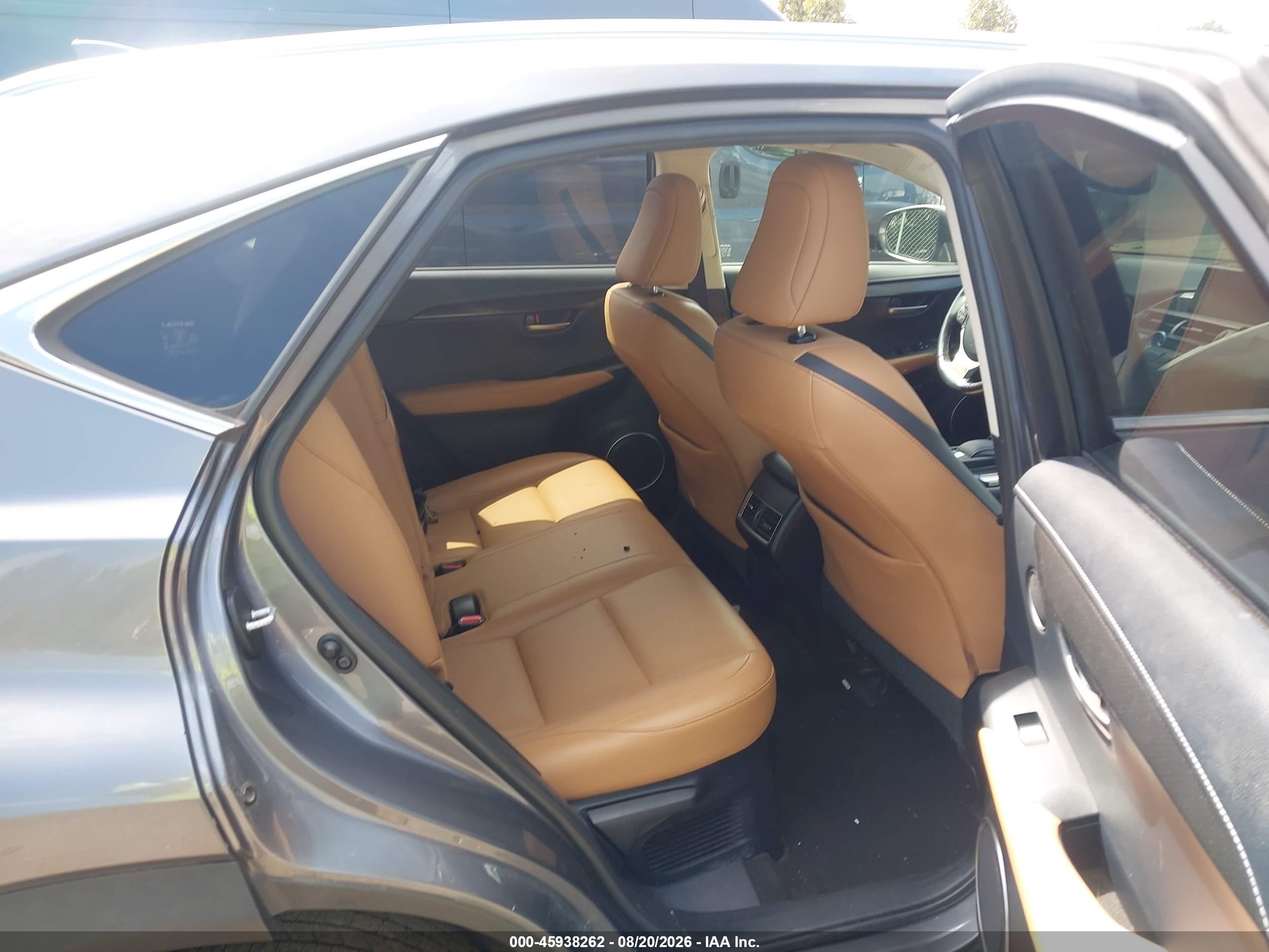 2015 Lexus Nx 200t Gray vin: JTJBARBZ7F2042164