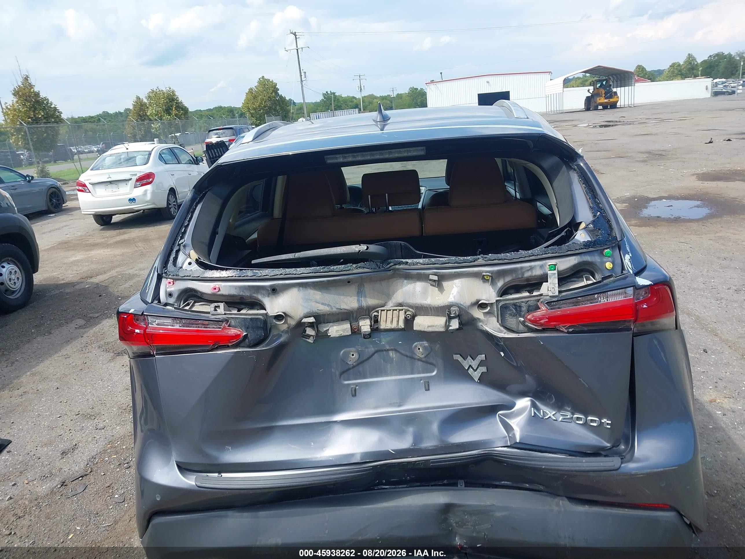 2015 Lexus Nx 200t Gray vin: JTJBARBZ7F2042164