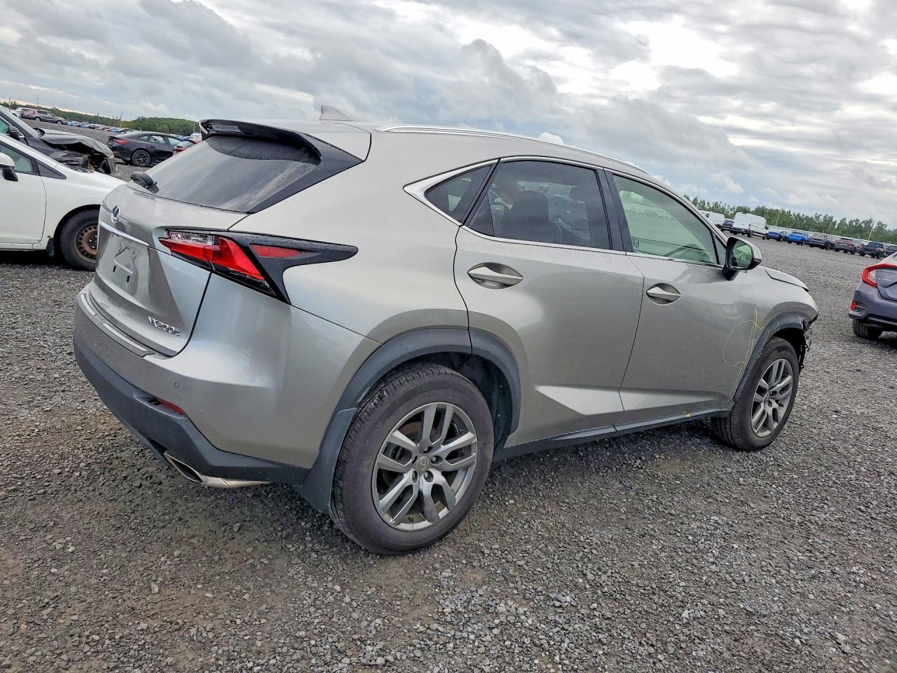 2015 Lexus Nx 200t Silver vin: JTJBARBZ7F2043864